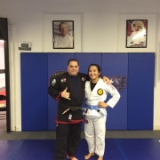 Medical student Caitlin McManus earns jiu-jitsu promotion