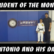 Lyndhurst kids martial arts student Antonio Santiago wins Savarese BJJ Student of Month