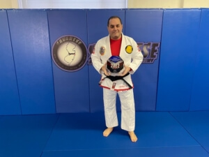 Professor Savarese with 2022 Martial Arts School Of the Year award!