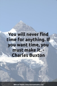 A quote about time and the mountains