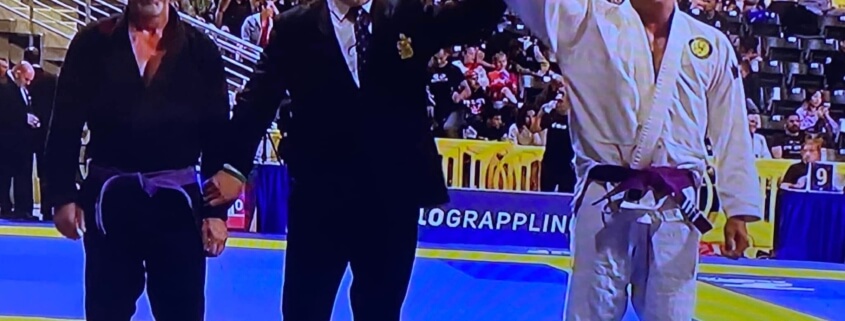 Congrats to Thomas Thibodeaux on winnning the 2024 International Masters IBJJF Jiu-Jitsu Championship in California today, one week after saving his company from an crazed ex-employee! Busy week. Guy is amazing!