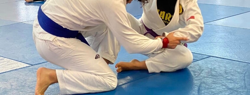 Push and pull in Jiu-Jitsu